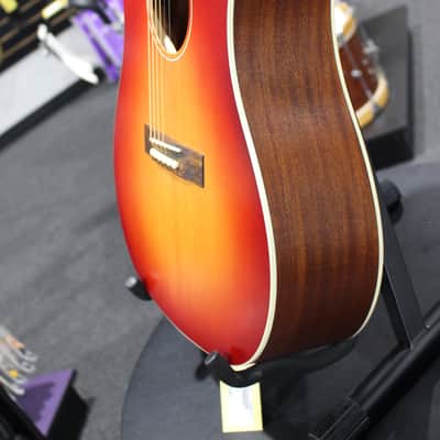 Greco Acoustic Electric Guitar GAJ-30P CSB Cherry Sunburst image 3