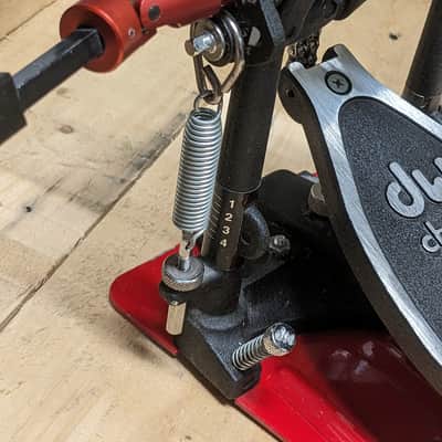 DW DWCP5002AD4 5000 Accelerator Double Bass Drum Pedal 2010s - Black/Red image 12