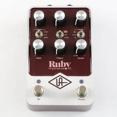 Universal Audio Ruby ’63 Top Boost Amplifier 2022 - Present - Ruby / Silver image 2