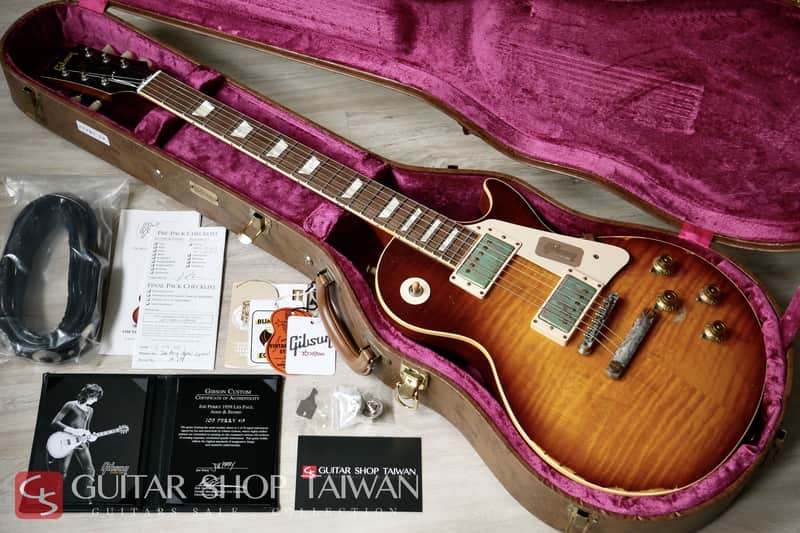 Gibson Custom Shop Joe Perry 1959 Les Paul Signed Aged Faded