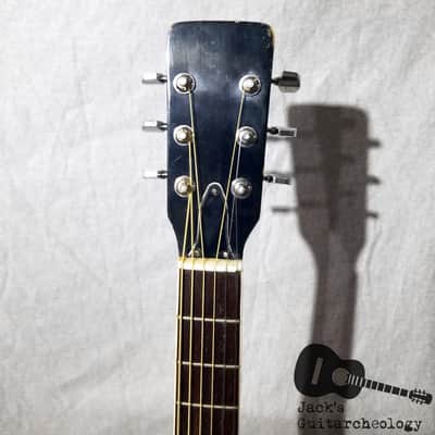 Audition / Kay / Ensenada FG 41 Acoustic Double Pickguard Guitar (1960s, Black) image 5