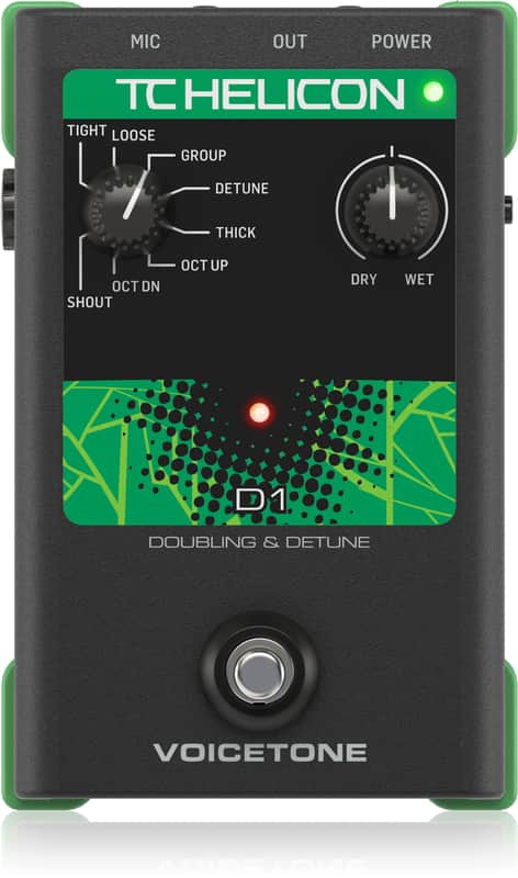 TC Helicon VoiceTone D1 Doubling & Detune Pedal image 1