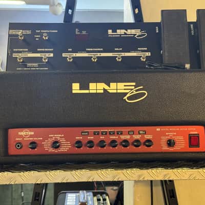 Line 6 Flextone HD 300-Watt Stereo Digital Modeling Guitar Amp Head image 2