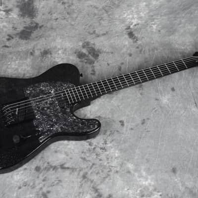 Custom Pre-order! Telecaster HH Metallic Black Sparkle Flake 4-Way Coil Split image 4