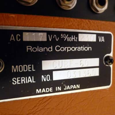 Vintage 1981 Roland Cube-60, 80s Orange MIJ image 4