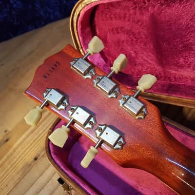 2011 Gibson Les Paul Historic 1959 LP Mahogany Rosewood Burst Bucker image 16