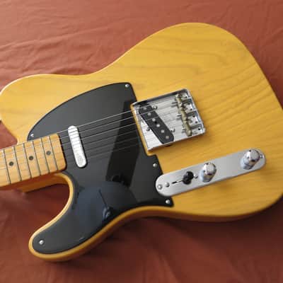 Lefty, Left Handed Fender American Vintage ‘52 Telecaster Reissue, Maple Fretboard, Butterscotch Blo image 3