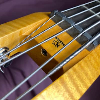 RARE Bolin NS Design NS-5 Bass sn:0127 Ned Steinberger VIDEO DEMO *FACTORY HARD SHELL CASE EXCELLENT image 13