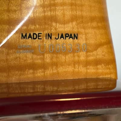 1995–96 Fender Japan TL-90D Foto Flame Deluxe Telecaster — Transparent Cherry — FujiGen MIJ image 18