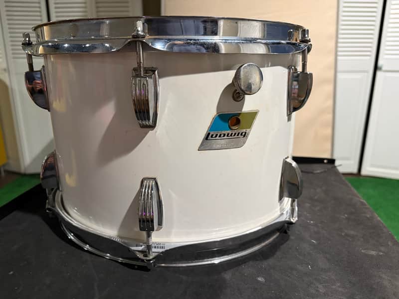 Ludwig 8x12 tom 1976 - White Cortex image 1