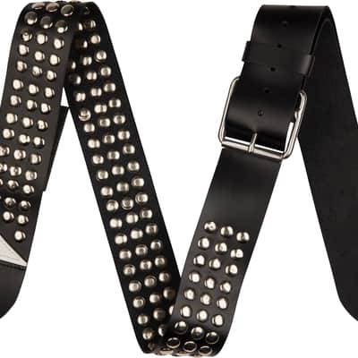Jackson Jackson Stud Leather Strap Black 2.5" image 1