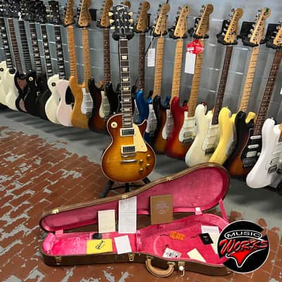 Gibson   Custom Shop R9 1959 Les Paul Diamond Anniversary Iced Tea image 10