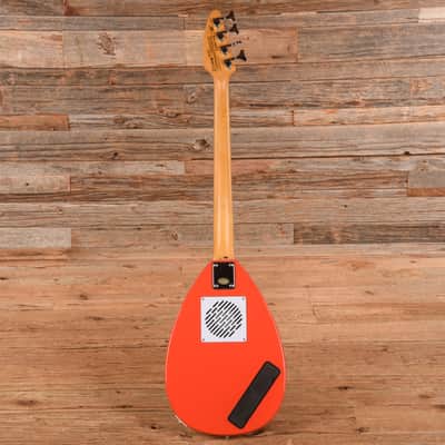 Vox Apache-1B Teardrop Travel Bass with Built-In Speaker Salmon Red image 5