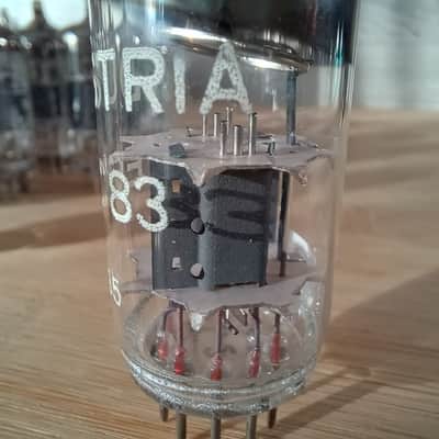 Immagine "A" NOS RFT 12AX7  ecc83  East Germany made, V1 grade  Industria label EXTRA STRONG perfectly balanced - 7