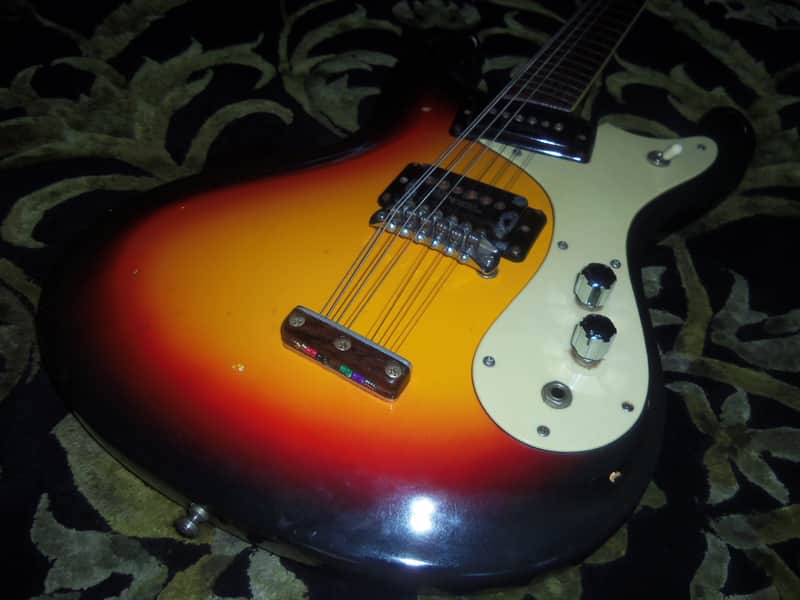 Mosrite Ventures XII 12 String Electric 1966 Sunburst image 1
