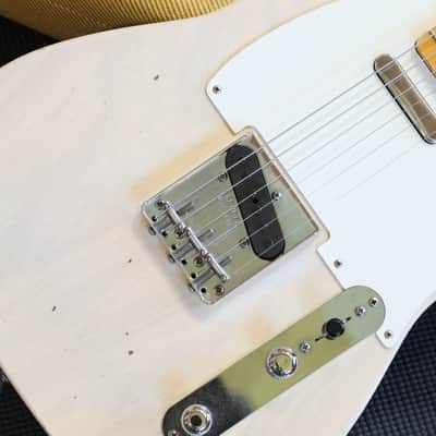 Minty! 2018 Fender Custom Shop 1956 Telecaster Journeyman Electric Guitar Relic Blonde + COA OHSC image 6