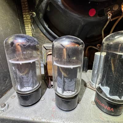 Vintage 1960's Gretsch 6165 VP  Combo Tube Amp - 2x12 Jensen C12NA - Grey Tolex image 7