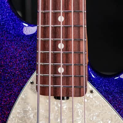 Ernie Ball Music Man StingRay Special 5-String Electric Bass - Violet Sparkle Burst with Hard Bag image 8