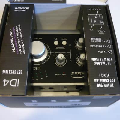 Audient iD4 Desktop USB Audio Interface 2010s - Black image 3