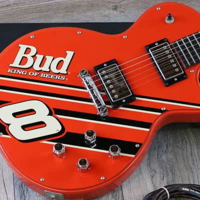 Collector Owned! Dale Earnhardt Jr. Nascar Signature Gibson Les Paul Custom + COA OHSC image 3