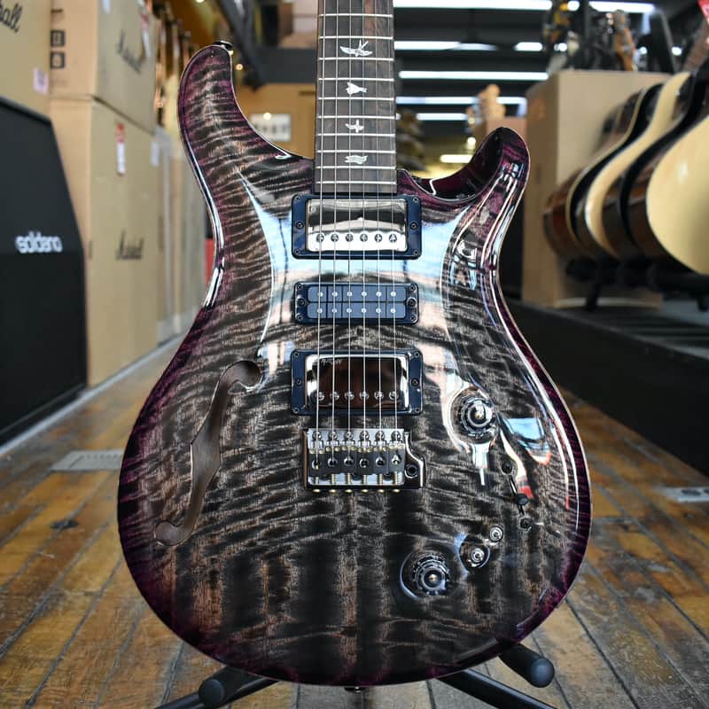 Paul Reed Smith Limited Run Mango Top Special Semi-Hollow Electric Guitar Charcoal Purple Burst w/Hard Case image 1