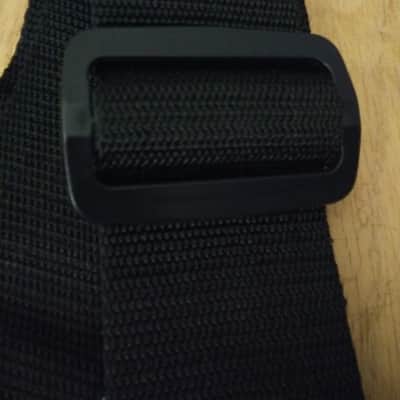 Electric Guitar Strap (Black Nylon) image 3