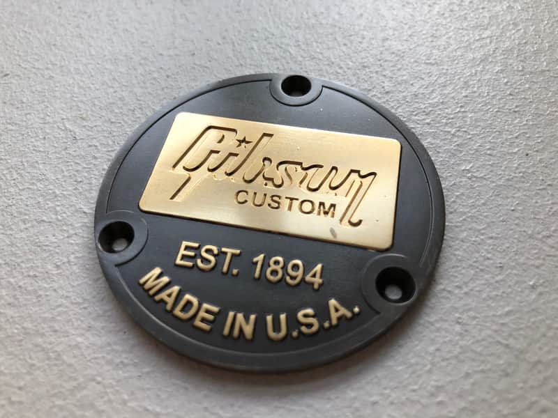 Gibson Les Paul Custom Shop metal toggle switch back cover image 1