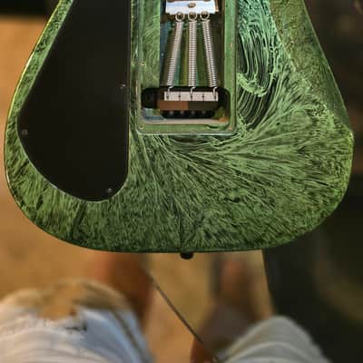 Jackson DKMG Early 2000's - Green Swirl image 5