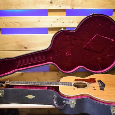 Taylor 615 Jumbo Acoustic Guitar 90s - Natural USA Taylor Deluxe Case image 16