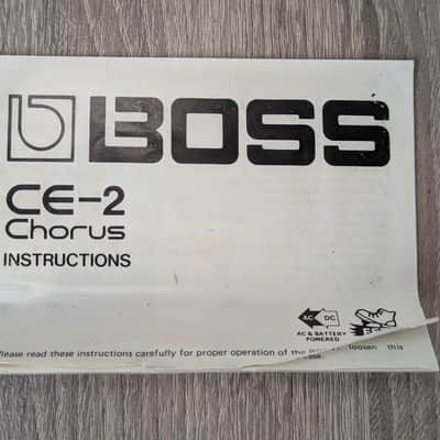 Boss CE-2 CE2 Chorus Vintage Guitar Pedal, Silver Screw image 5