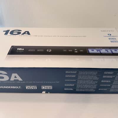 MOTU 16A Thunderbolt / USB 2.0 Audio Interface 2014 - Present - Black image 13