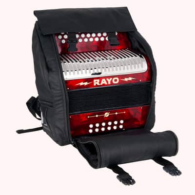 RAYO by Hohner Accordion GCF (SOL) - Free Leather Gig-Bag! image 2
