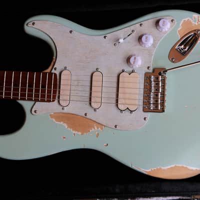 Build to Order GB Liuteria Traditional Strato Custom shop - Light blue relic image 11