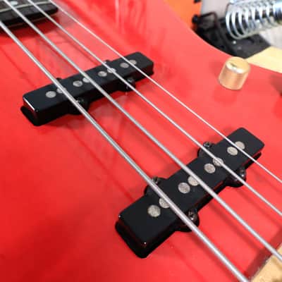 1980s Schecter USA Bass Guitar Red Dallas Era American Made image 25