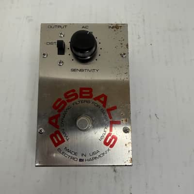 Vintage with battery cover Electro-Harmonix Bassballs 1978 - 1981 - Silver image 1