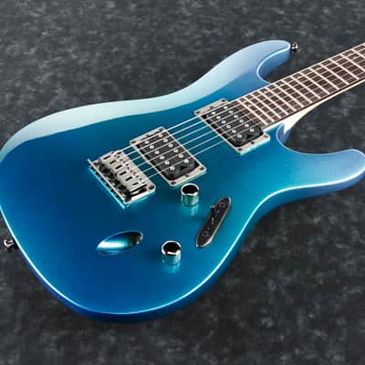 Ibanez S521OFM Solid Body Electric Guitar - Ocean Fade Metallic image 2