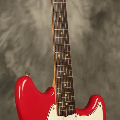 all original 1964 Fender Pre-CBS Musicmaster II RED image 11