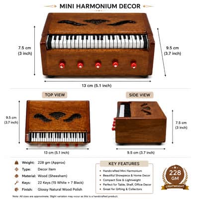 Rdh Handmade harmonium 2026 - Excellent image 5