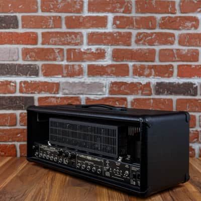 Mesa Boogie Dual Rectifier Limited Edition 50th Anniversary 100-Watt Guitar Head 2019 Black w/ Gold Diamondplate image 7