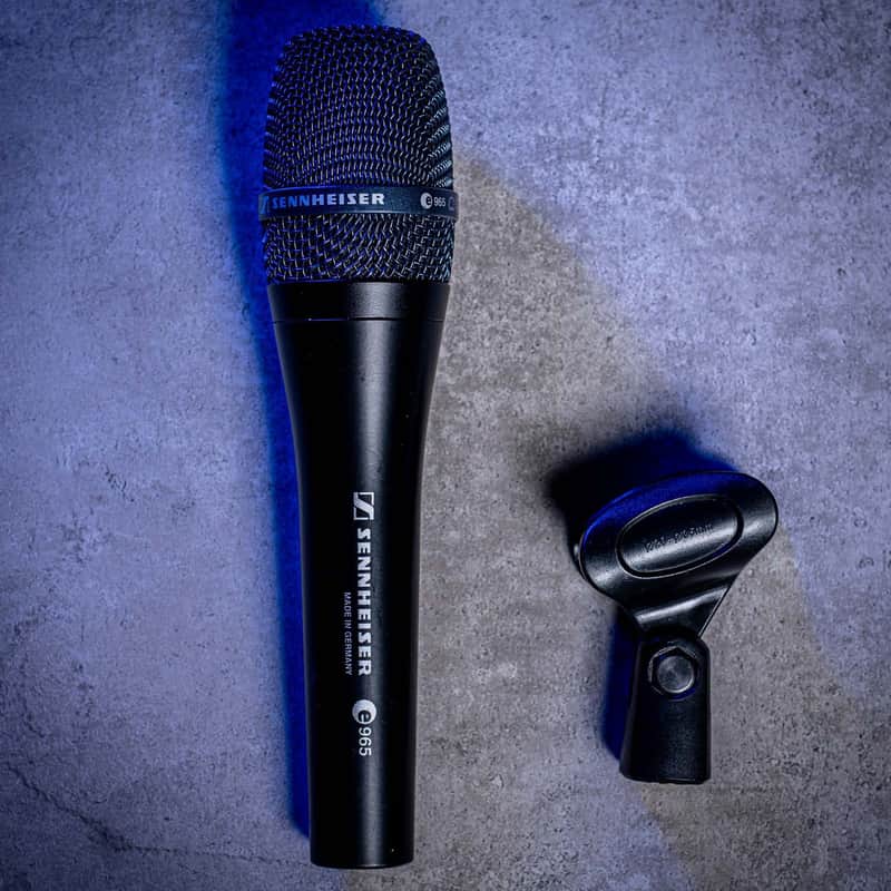 Sennheiser e965 Handheld Cardioid Dynamic Vocal Microphone 2003 - Present - Black image 1