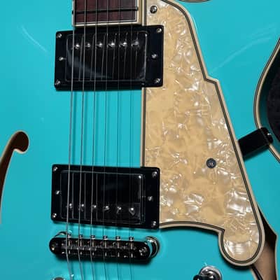 D'Angelico Premier SS Surf Green With Free Gig Bag image 5
