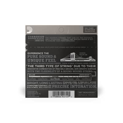 D'addario EHR310 Regular Light, XL Half Rounds Electric Guitar Strings - 10-46 image 4