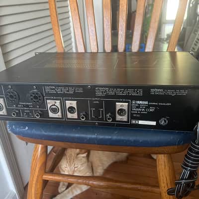 Yamaha Q2031A Dual-Channel Graphic Equalizer with rack mount bolts/washers. Looks near new. Ex-Church image 6