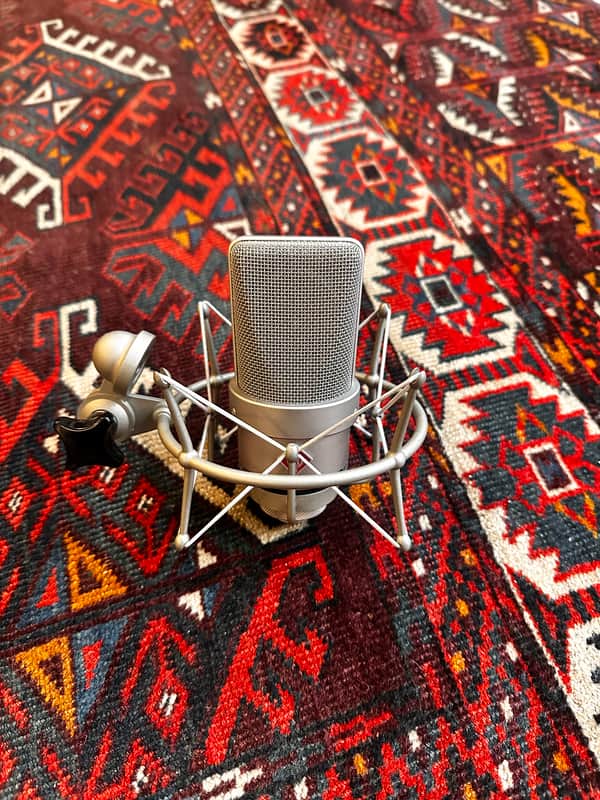 Neumann TLM 103 with EA1 Shockmount - Nickel image 1
