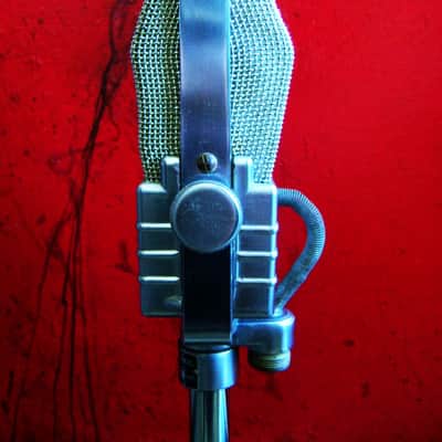 Vintage 1940's Electro-Voice V-1 Ribbon Velocity Microphone Hi Z WORKS w stand V-2 V-3 image 9