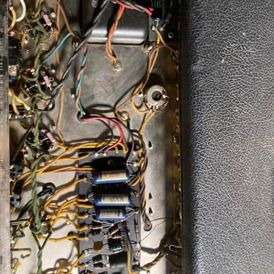 Fender Showman 2-Channel 85-Watt Guitar Amp Head W/ 1x15” Tone Ring Cabinet -1963 - 1966 - Black Panel image 12