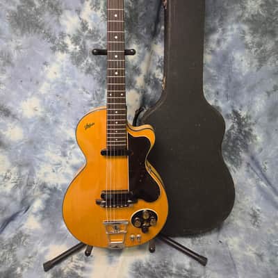Vintage RARE 1956 Hofner 126 Club 50 Electric Guitar Pro Setup New Strings Original Hard Shell Case image 1