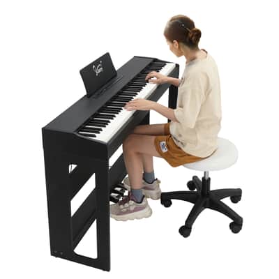 🎹88 Key Weighted Key Electric Piano / Keyboard +USB +MIDI +Stand +Bench +1/4 inch +1/8 inch!🎹 image 3