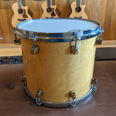 Yamaha Maple Custom MTT1114 Tom made in Japan 14 x12” Natural Finish 90’s image 2