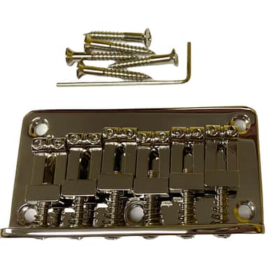 SB006N Top-loading Nickel Hardtail Guitar Bridge for Squier Tele/Strat